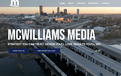 Web Design in Tulsa - McWilliams Media | Website Design | Broken Arrow, Oklahoma Tulsa Website Design